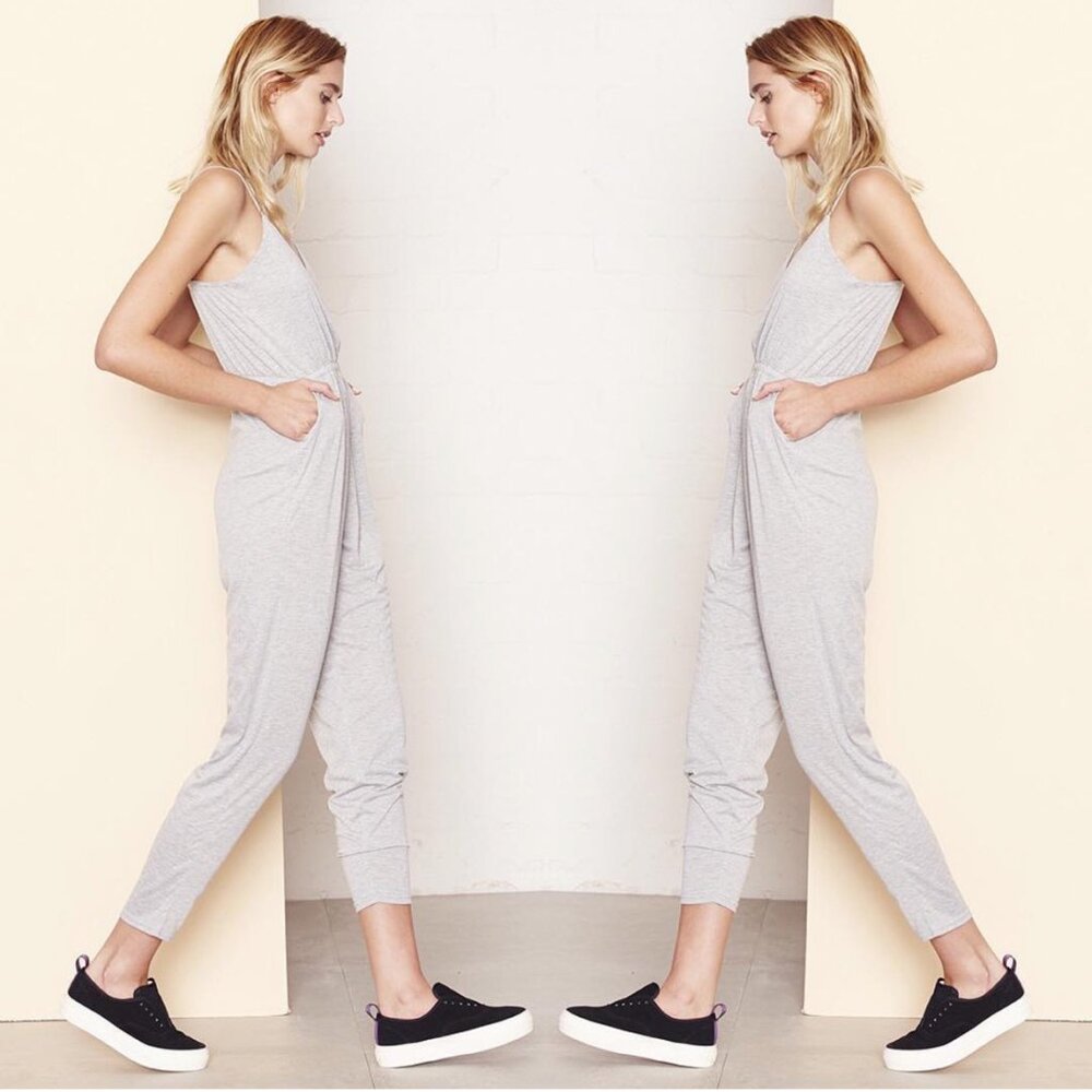 MinkPink Serenity Grey Marle Jumpsuit